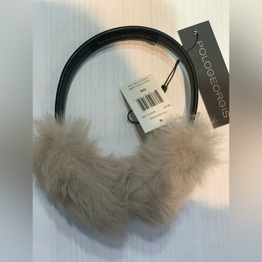 Pologeorgis Lamb Earmuffs NWT